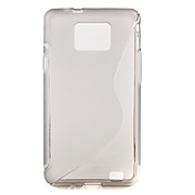  Protective Rubber Gel Silicone Back Case for Samsung i9100 Galaxy S2 (Gray)