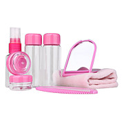  9 in 1 Portable Toiletry Bag Kit with Bottles Jars