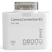  Kit de connexion appareil photo avec lecteur de carte pour le tactile iPad, iPhone et iPod
