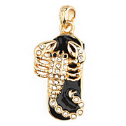  16GB Scorpion Style USB Flash Drive (Gold)