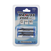  2500mAh 1.2V Ni-MH Rechargeable Battery (2 x AA)