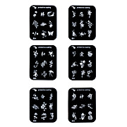  Nail Art Stamp Stamping Image Template Plate B Series