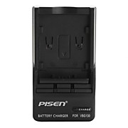  Pisen cámara digital de la batería Cargador de viaje para Panasonic VBG130