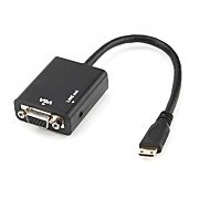  Mini HDMI Convertor Cable with VGA and Audio Output