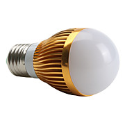  E27 3-LED 270-300Lm 3000K Warm White Light Bulb (220V, 3W)