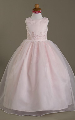 AYIANA - Kleid für Blumenmädchen aus Satin und Tüll