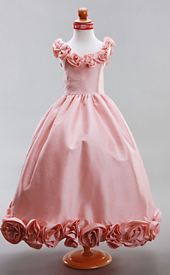 CASSIA - Kleid für Blumenmädchen aus Tafft