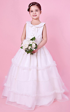 SHOSHANA - kjole til blomsterpige i organza og satin