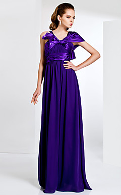 LANCASHIRE - kjole til kveld i Chiffon og Satin