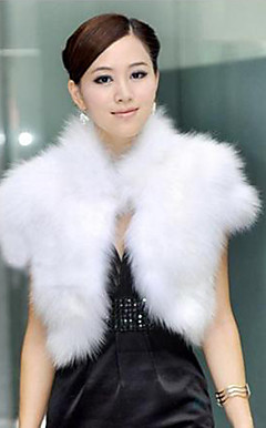 Sleeveless Standing Collar Party Faux Fur Vest(More Colors)