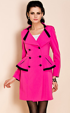 TS VINTAGE Lapel Double Breast Trench Coat
