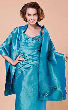 Elegant Taffeta Wedding / Special Occasion Shawl (More Colors Available)