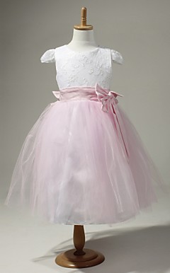 FRANZI - Abito da Comunione in Raso e Tulle