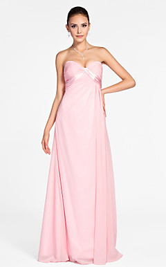 A-ligne sweetheart parole longueur robe de demoiselle d'honneur