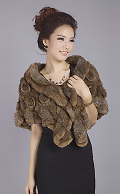 Brilliant Mink Fur Party/Evening Shawl (More Colors)