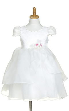 EXALTACIÓN - Vestido de Festa e Comunhão em Organza e Renda