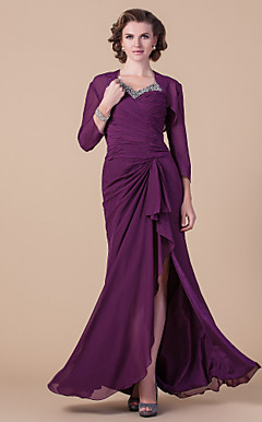 KADENCE - Moeder Van De Bruidjurk van Chiffon met Bolero