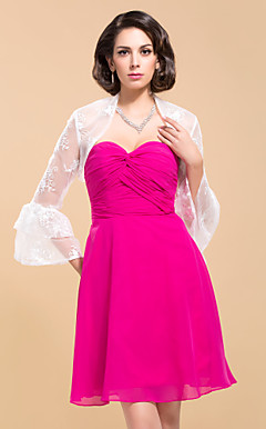 3/4-Länge Sleeve Lace besondere Anlässe Jacke / Hochzeit Wrap (mehr Farben)