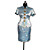  Knee-Length Chinese Qipao Dress Size:S/M/L (CP021)