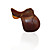  Imported Man-Made Leather Brown Horse Saddle (MS025) (Start From 5 Units)-Free Shipping