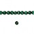  Bead, 16" malachite (natural), 6mm faceted round (BEGB2392)