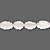  Bead, 15" rose quartz (natural), 10x7x4mm-12x8x4mm flat carved oval, C grade (BEGB3645)