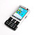  tv1100 dupla do cartão tri-band tv prata telefone bar e preto (szr267)
