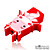  2GB Cartoon Dragon MP3 Players Red(SZM080)