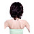 Capless Medium Length Synthetic Dark Coffee European Weave Hair Wig