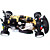  1h10 échelle gagnant pro 4wd nitro gaz jaune incendie rc super voiture de course (yx00141-3)