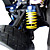  01:10 caixa de velocidades do motor 15 rc 2 velocidade 4wd nitro gás do carro Lamborghini prata (yx00556-2)