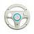  Racing Steering Wheel for Wii (White)