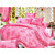  6-pc Luxury Pink Jacquard Cotton Full Size Duvet Cover Set - Free Shipping (0586-FZ010)