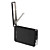  2-in-1 Cigarette Case with Butane Jet Torch Lighter (Holds 10 Cigarettes)