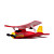  mini asas duplas de rádio controle remoto rc avião de passageiro x controlado (qwn005)