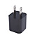  Ultra-Mini 1000mA USB Power Adapter/Charger-Black (100~240V AC)