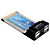  4-poorts usb 2.0 pcmcia insteekkaart voor de laptop