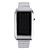  44-LED 3-color-luz mens dígitos reloj de acero inoxidable de la muñeca con pantalla de lunes a viernes