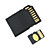  2GB micro SD carte mémoire SDHC avec adaptateur SD (cmc004)
