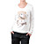  manica lunga scollatura rotonda modelli di orso delle donne t-shirt (4201bc039-0736)