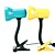  Table Light with Clip in Yellow and Green Color (E27 Bulb Base)