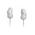  stéréo élégant écouteurs intra-auriculaires (blanc)
