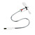  USB flessibile ventola braccio mini con luce led