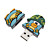  8gb estilo pinguim USB Flash Drive (azul)
