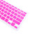  couverture silicium clavier QWERTY pour mac book (rose)