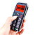  S58 Single Card Dual Band Big Keypad for Daddy with Torch Cell Phone Black
