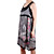  100% seta canotta paillettes scollo stampato vestiti delle donne (1802bd013-0736)