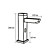  Cold Water Automatic Touchless Chrome Sensor Sink Faucet (0913 -S1007)