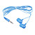  Five-star Printed In-Ear Earphone (Blue)