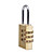  3-Digit Luggage Lock-Copper